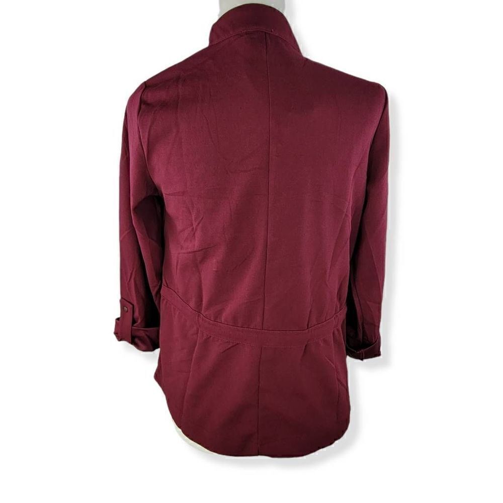 Mine Drapped Open front Light Jacket Small - Picture 4 of 5